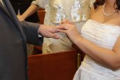 ring exchange-civil wedding ceremony-wedding photos-perth amboy municipal court